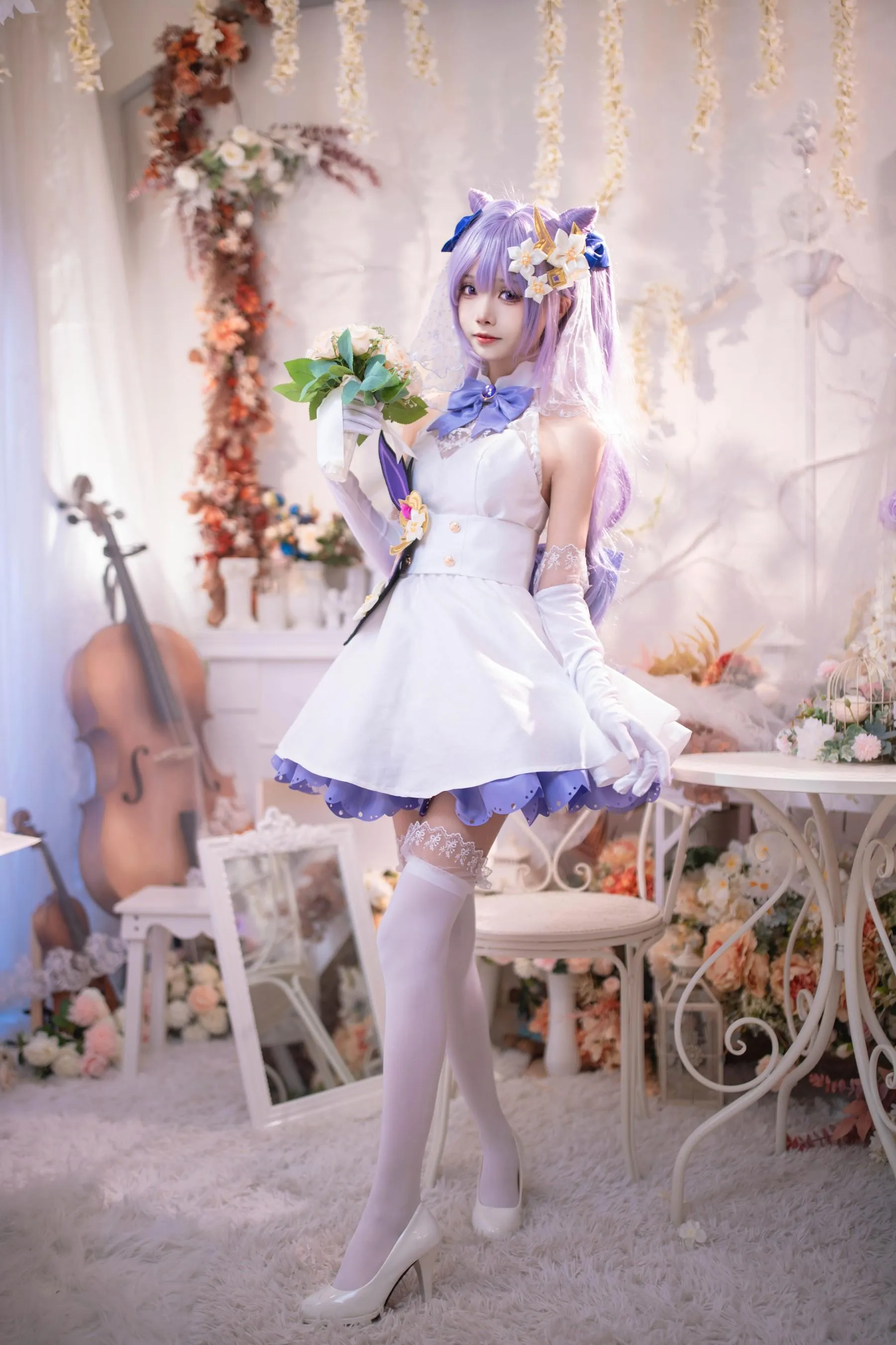 艾西aiwest – NO.02 刻晴花嫁 [40P]插图8